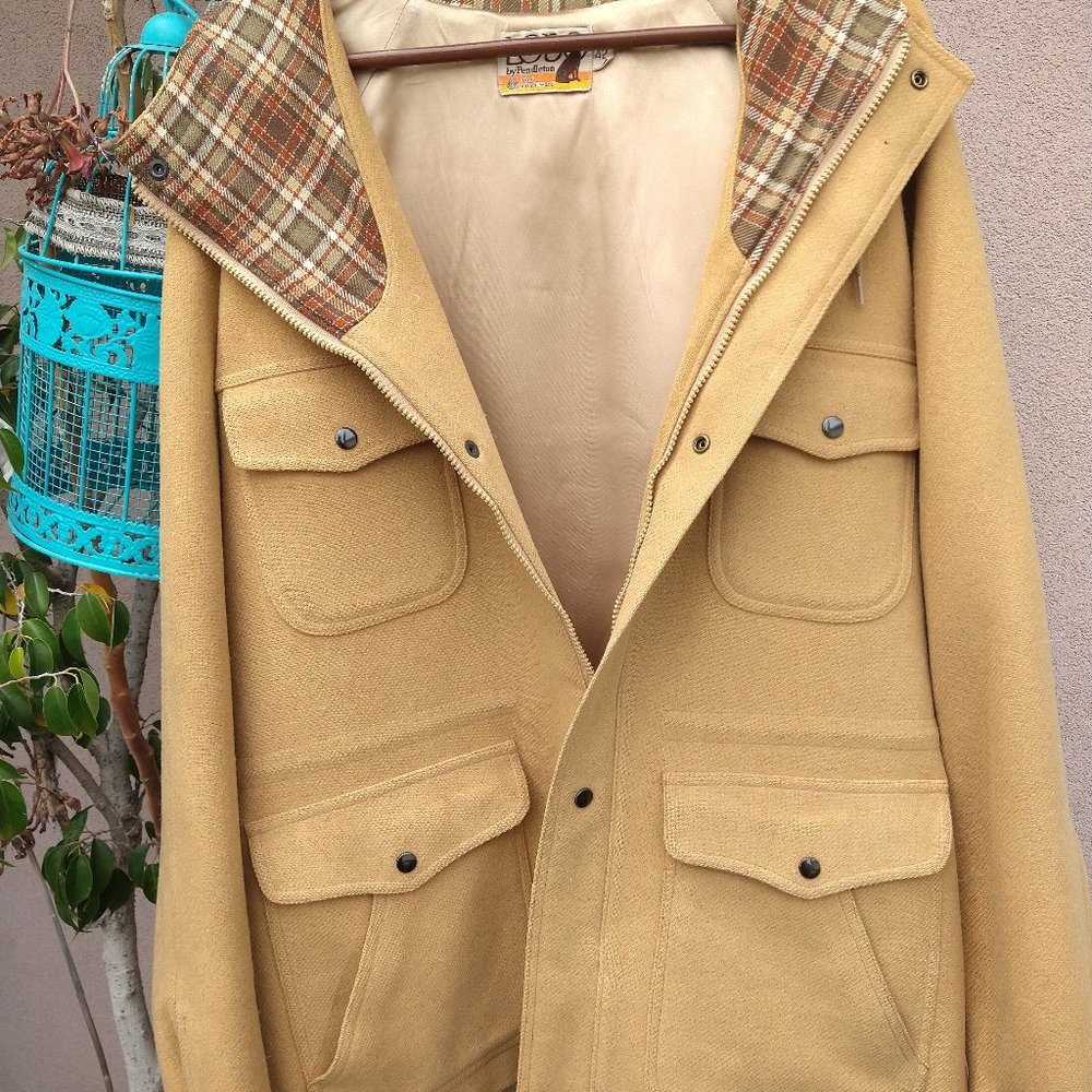 Vintage 70's LOBO by Pendleton wool coat